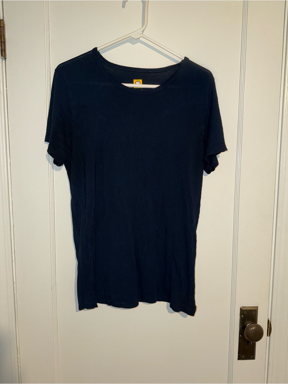 Wink Short Sleeve Tee in Navy Blue